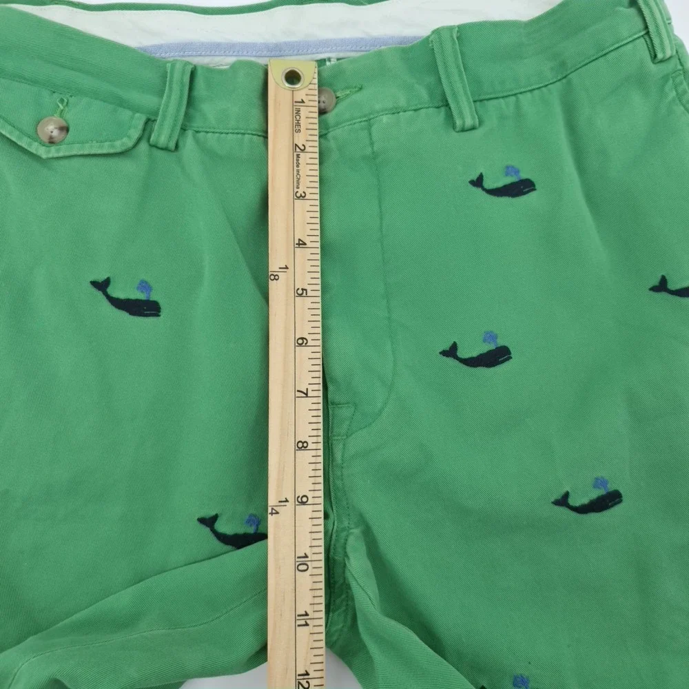 Polo Ralph Lauren Green Chino Shorts Mens Sz 32 X 9